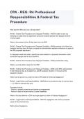 CPA Reg 2024&sol;2025  QUESTIONS WITH ANSWERS RATED A&plus; &lpar;ALL BUNDLED HERE&excl;&excl;&excl;&rpar;