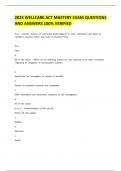 2023 Wellcare ACT Mastery Exam