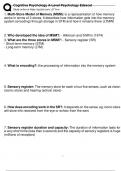 Presentation Unit 2 - Cognitive psychology   Edexcel Psychology for A Level Year 2&colon; Student Book