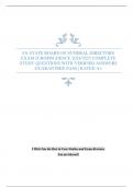 PA STATE BOARD OF FUNERAL DIRECTORS EXAM JURISPRUDENCE 2024&sol;2025 COMPLETE STUDY QUESTIONS WITH VERIFIED ANSWERS GUARANTEED PASS &vert; RATED A&plus;