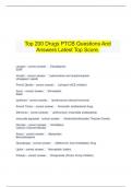   Top 200 Drugs PTCB Questions And Answers Latest Top Score&period;