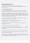 B Law Test 2 Ch&period; 12 Questions &Exam &lpar;elaborations&rpar; answers 100&percnt; satisfaction guarantee