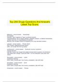    Top 200 Drugs Questions And Answers Latest Top Score&period;