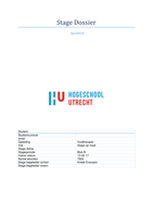 Stage Op Maat Dossier &lpar;SOM&rpar; &plus; Intervisie