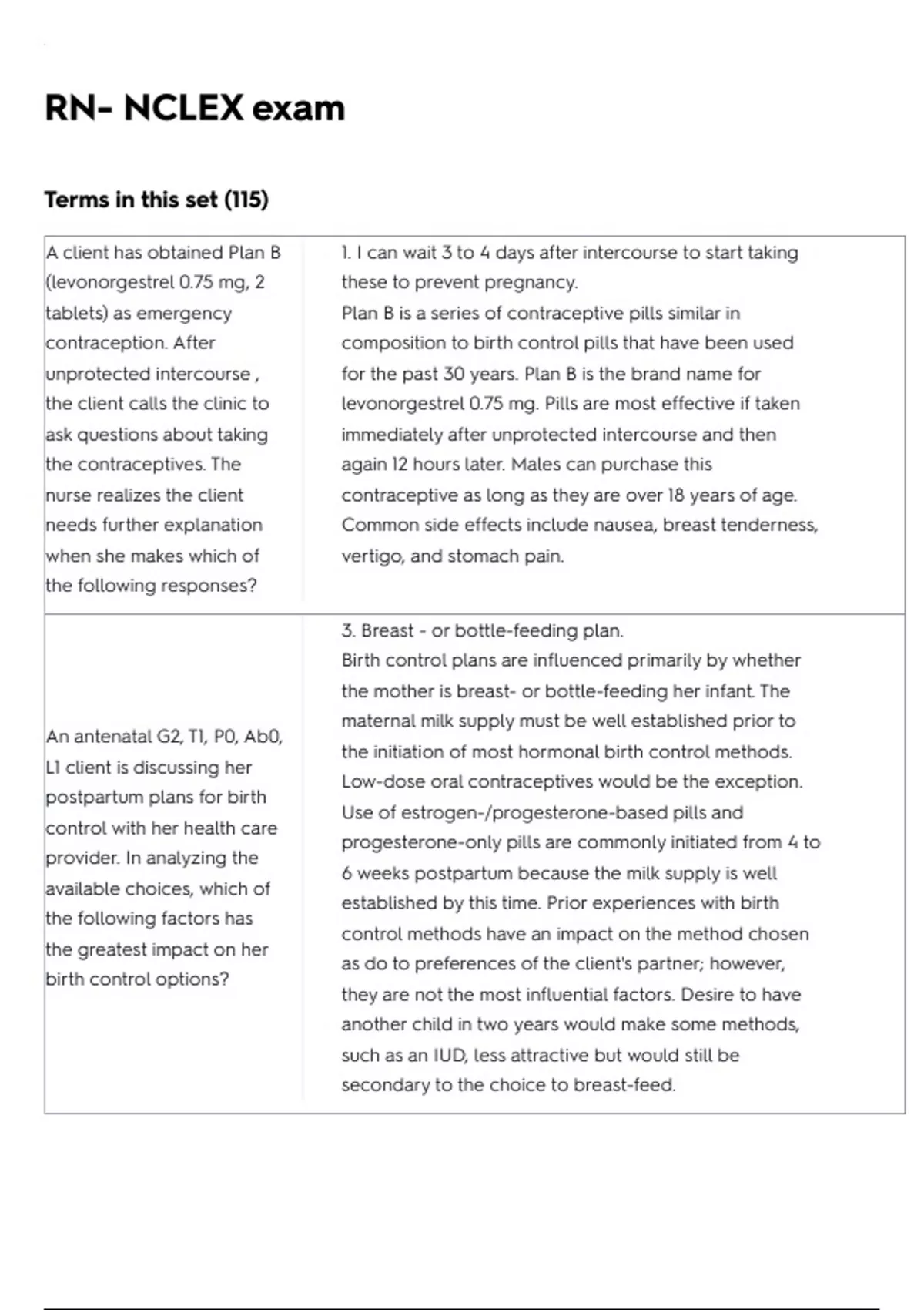 NCLEX RN ACTUAL EXAM 2024 TEST BANK 115 QUESTIONS AND CORRECT DETAILED ...