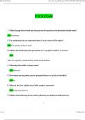 PTCB Exam 2025 Questions & Answers 100&percnt; Verified Correct Answers 2024  2025