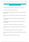 LABORATORY SAFETY&vert; QUESTIONS & ANSWERS VERIFIED SOLUTIONS 100&percnt;&vert;GRADE A&plus;&vert;LATEST 2024&sol;2025