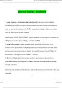 Queensland Bar Exam - Evidence &lpar;QLB&rpar; &lpar;2024  2025&rpar; Questions With 100&percnt; Correct Answers&excl;&excl;