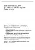 LCR4802 ASSIGNMENT 1 &lbrack;COMPLETE ANSWERS&rsqb; 2024 SEMESTER 2