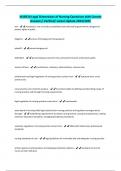 NUR310 Legal Dimensions of Nursing-Questions with Correct Answers&sol; Verified&sol; Latest Update 2024&sol;2025