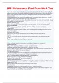 NM Life Insurance Final Exam Mock Test