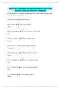 NURS 2700 - Professional Nursing Exam-Questions with Correct Answers&sol; Verified&sol; latest Update &lpar;2024&sol;2025&rpar;