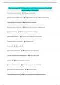 Pharmacology ATI PN-Questions with Correct Answers&sol;Verified&sol; Latest Update 2024&sol;2025