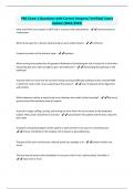 PN1 Exam 1-Questions with Correct Answers&sol; Verified&sol; latest Update &lpar;2024&sol;2025&rpar;