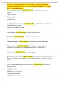 BLEA 825 COMPREHENSIVE FINAL QUESTIONS AND ANSWERS LATEST DOWNLOAD 2024&sol;2025 ALL ANSWERS CORRECT VERIFIED BEST EXAM GRADED A&plus;