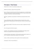 Principles 1 Real Estate questions with 100&percnt; Answers