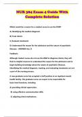 NUR 384 BUNDLED EXAMS WITH SOLUTION 