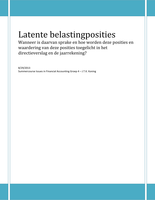 Paper Summercourse Issues in Financial Accounting Nyenrode Business Universiteit