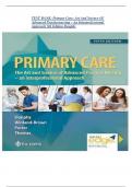 TEST BANK&colon; Primary Care&colon; Art And Science Of Advanced Practice nursing &ndash; An Interprofessional Approach &lbrace;5th Edition &rcub; By Dunphy&sol;ALL NEW 2024&sol;WITH RIGHT ANSWERS