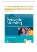 TEST BANK FOR DAVIS ADVANTAGE FOR PEDIATRIC NURSING&colon; CRITICAL COMPONENTS OF NURSING CARE&comma; 3RD EDITION 