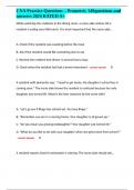 CNA Practice Questions &ndash; Prometric 149questions and answers 2024 RATED A&plus; 