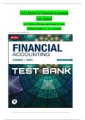 TEST BANK for Financial Accounting&comma; 13th Edition by C William Thomas and Wendy M&period; Tietz Verified Chapters 1 - 12&comma; Complete Newest Version