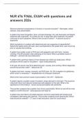  NUR 676 FINAL EXAM with questions and answers 2024 