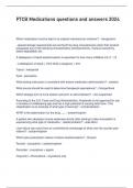 PTCB Medications questions and answers 2024