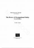 Test Bank - for Basics of Occupational Safety&comma; The 2nd Edition by David Goetsch&comma; All Chapters &vert; Complete Guide A&plus;