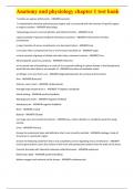 Anatomy and physiology chapter 1 test bank