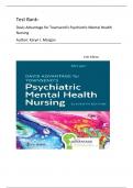 Test Bank - Davis Advantage for Townsend's Psychiatric Mental Health Nursing&comma; 11th Edition &lpar; Karyn I&period; Morgan &comma;2024&rpar; 1-43 Chapter &vert;&vert; All Chapters&vert;&vert; Instant Download