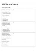 NCSF PERSONAL TRAINING EXAM LATEST 2024 ACTUAL EXAM 85 QUESTIONS AND CORRECT DETAILED ANSWERS WITH RATIONALES&vert;ALREADY GRADED A&plus;