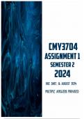 CMY3704 Assignment 1 Semester 2 2024 &vert; Due 16 August 2024