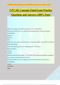 CPT 101 Concepts Final Exam Practice Questions and Answers &lpar;100&percnt; Pass&rpar;