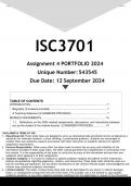 ISC3701 Assignment 4 &lpar;ANSWERS&rpar; 2024 - DISTINCTION GUARANTEED