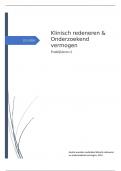 Portfolio Klinisch Redeneren Praktijkleren 2 &lpar;GVE-2&period;PA2-16&rpar;&comma; cijfer 8&comma;7&excl;&excl;