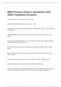  RMA Practice Exam 2 Questions And 100&percnt; Complete Answers&period;