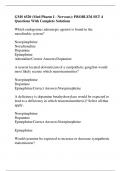 GMS 6520&sol;GMS6520 University Of Florida -GMS 6520 &lpar;Med Pharm I - Nervous&rpar;&colon; PROBLEM SET 4 Questions With Complete Solutions
