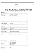  2019 Calfire FAE Study Guide With Questions And 100&percnt; DETAILED CORRECT ANSWERS