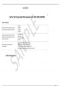  CalFire FAE Study Guide With Questions And 100&percnt; SURE ANSWERS