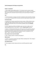 M & A class questions with answers