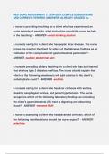 MED SURG ASSESSMENT 2 2024-2025 &vert;COMPLETE QUESTIONS  AND CORRECT &sol;VERIFIED ANSWERS &sol;ALREADY GRADED A&plus;&period;