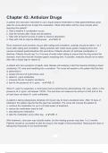 Chapter 43 Antiulcer Drugs questions and correct answers &lpar;elaborations&rpar; with 100&percnt; accurate &comma; verified &comma; latest fully updated &comma; 2024&sol;2025 &comma;already passed &comma; graded a&plus;&comma; complete solutions guarantee distinctions rationales&vert; 5-star rating
