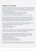 Chapter 31  Vaccines questions and correct answers &lpar;elaborations&rpar; with 100&percnt; accurate &comma; verified &comma; latest fully updated &comma; 2024&sol;2025 &comma;already passed &comma; graded a&plus;&comma; complete solutions guarantee distinctions rationales&vert; 5-star rating