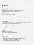 W3 Meds questions and correct answers &lpar;elaborations&rpar; with 100&percnt; accurate &comma; verified &comma; latest fully updated &comma; 2024&sol;2025 &comma;already passed &comma; graded a&plus;&comma; complete solutions guarantee distinctions rationales&vert; 5-star rating