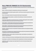 Navy PMK-EE &lpar;PMKEE&rpar; for E-6 Seamanship questions and correct answers &lpar;elaborations&rpar; with 100&percnt; accurate &comma; verified &comma; latest fully updated &comma; 2024&sol;2025 &comma;already passed &comma; graded a&plus;&comma; complete solutions guarantee distinctions rationales&vert; 5-star rating