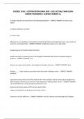 GOOGLE LEVEL 1 CERTIFICATION EXAM 2024 &ndash; 2025 ACTUAL EXAM &lpar;100&percnt;  CORRECT ANSWERS&rpar; &sol; ALREADY GRADED A&plus;