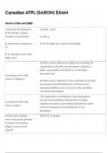 CANADIAN ATPL SARON EXAM LATEST 2023-2024 ACTUAL EXAM 500 QUESTIONS AND CORRECT DETAILED ANSWERS WITH RATIONALES &lpar;VERIFIED ANSWERS&rpar;