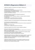ISYE6414 &lpar;Regression&rpar; Midterm 2 questions and answers&period;