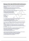 Pharmacy Tech- Quiz 28 FINAL QUIZ with Answers&period;